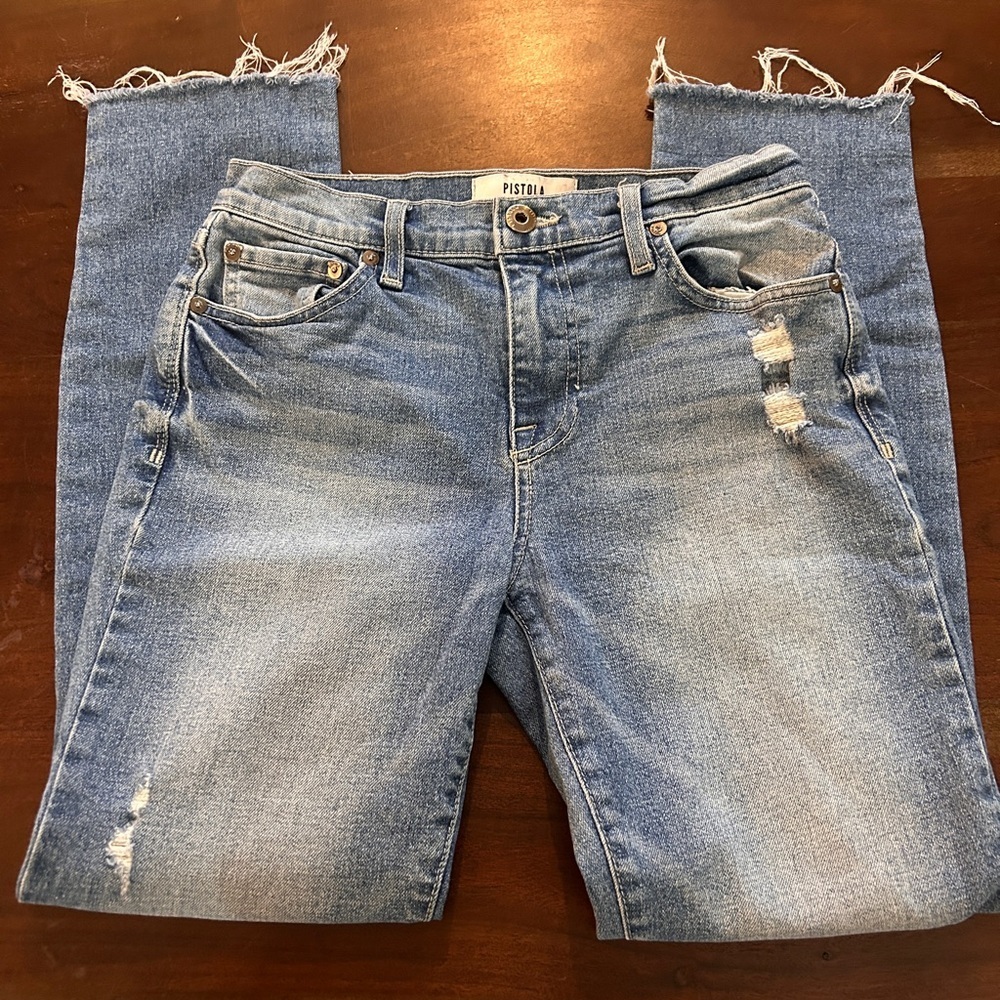 CHARLIE HIGH RISE CLASSIC STRAIGHT JEAN - RHYTHM VINTAGE • size 25 - Picture 6 of 14